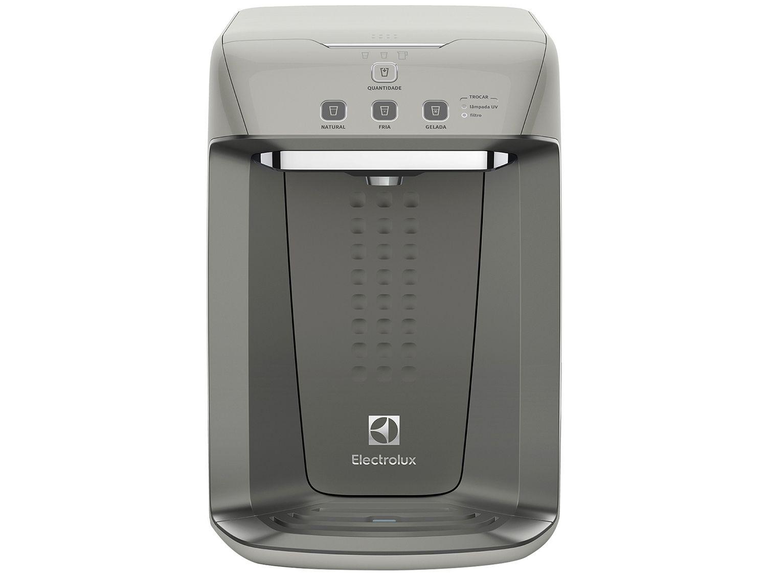 Purificador de Água Electrolux Refrigerado - Eletrônico Cinza PA31G Água Gelada e Natural