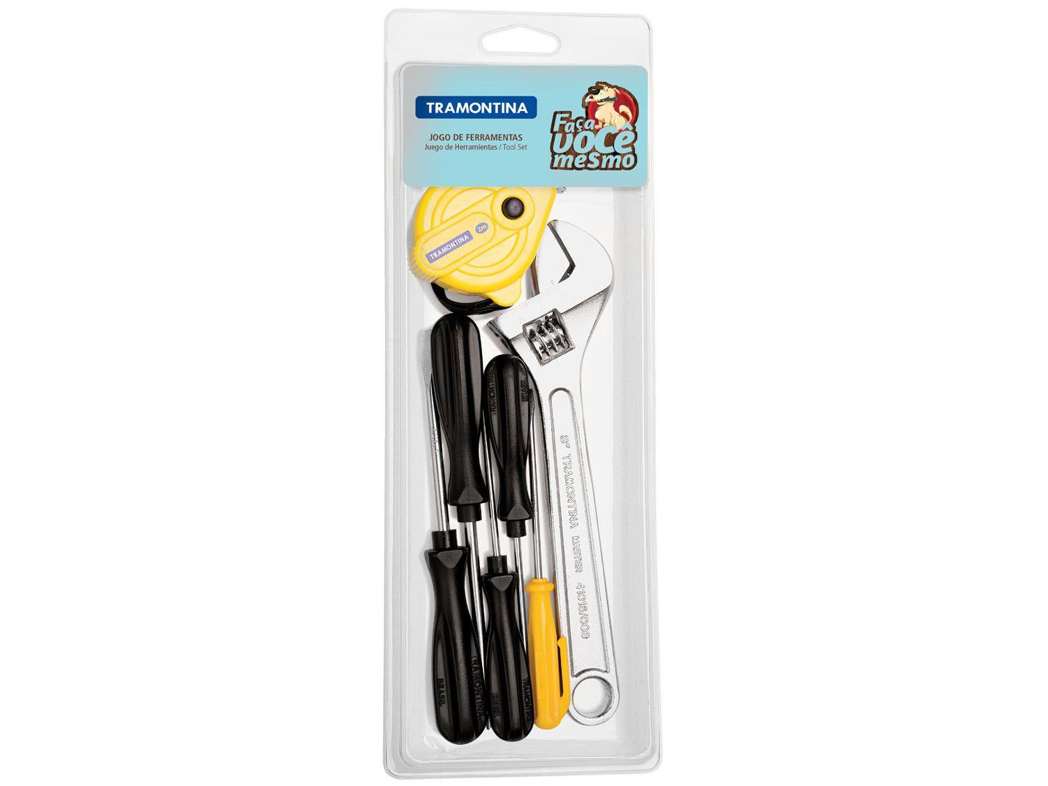 Kit Ferramentas Tramontina 7 Peças - Faça você mesmo 43408139