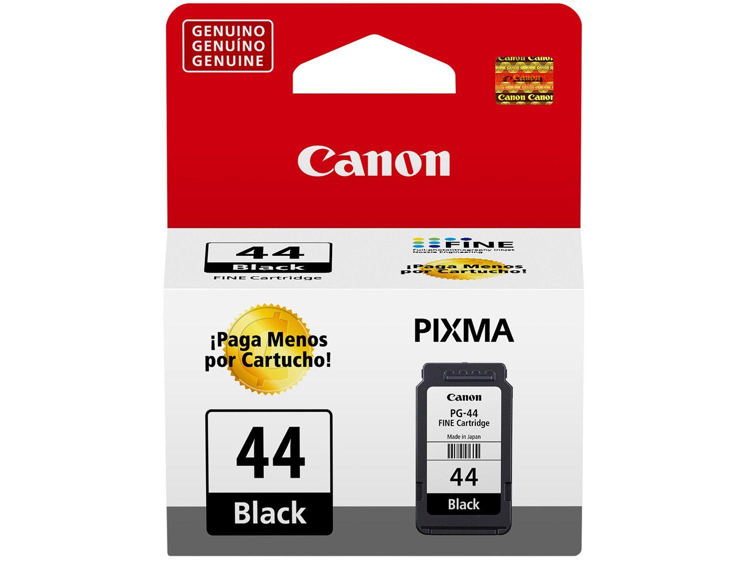 Cartucho de Tinta Canon PG 44 Preto - Original