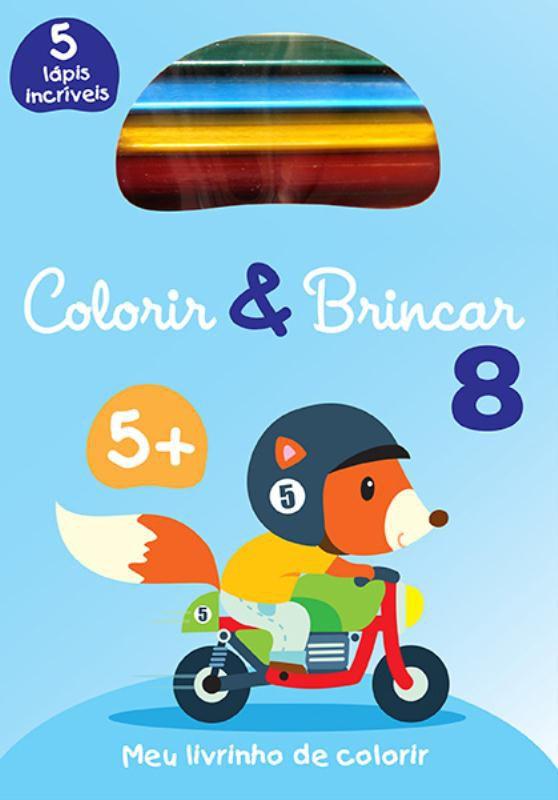 Colorir & brincar 8 : azul