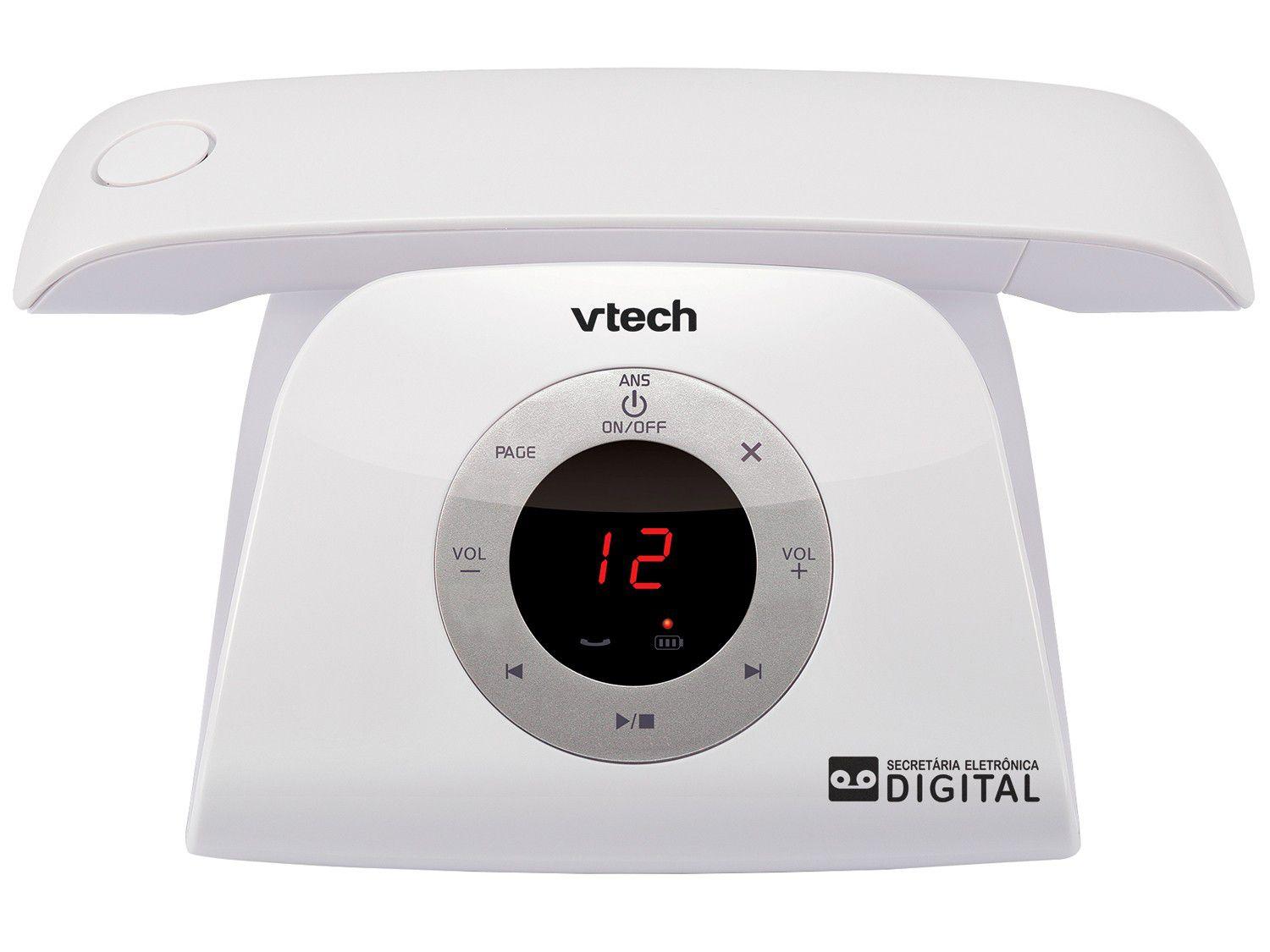 Telefone sem fio VTech Retro Phone W - Identificador de Chamada Viva Voz Branco