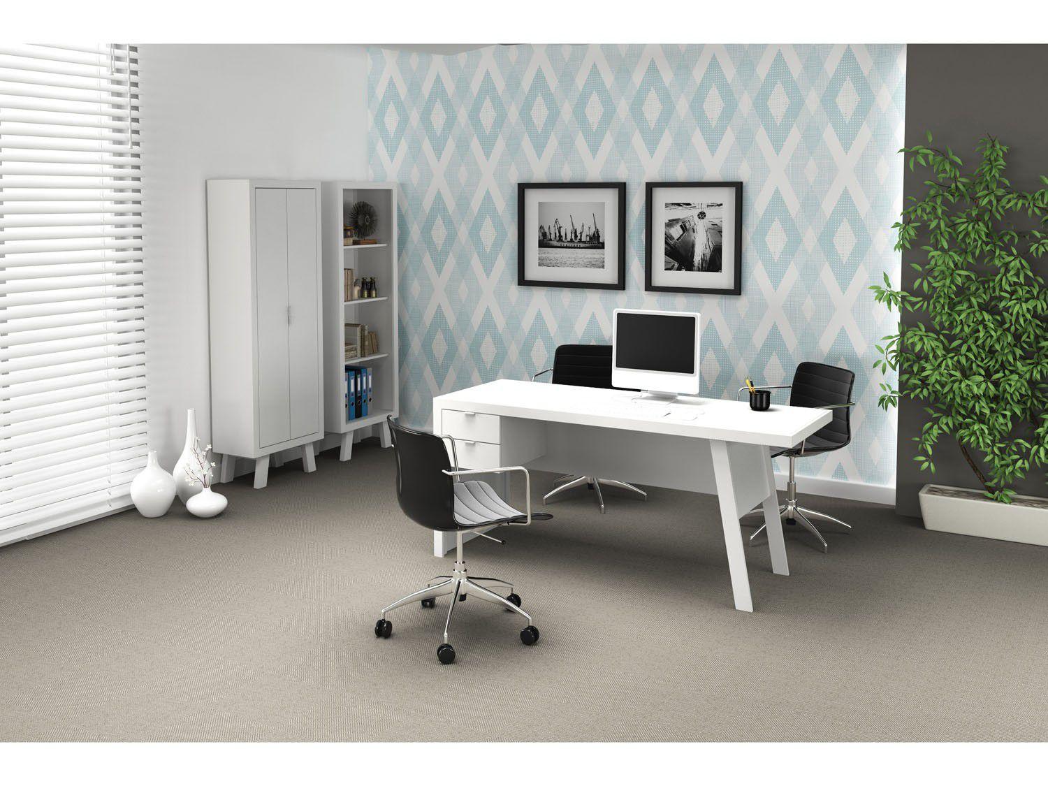 Mesa para Escritório Móveis Videira - Tecno Mobili ME4122 2 Gavetas