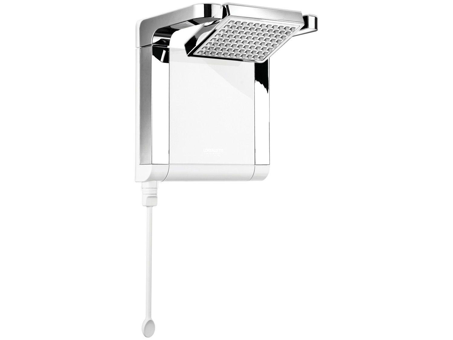 Ducha Eletrônica Lorenzetti Acqua Star Ultra 6800W - Branca e Cromada Temperatura Gradual