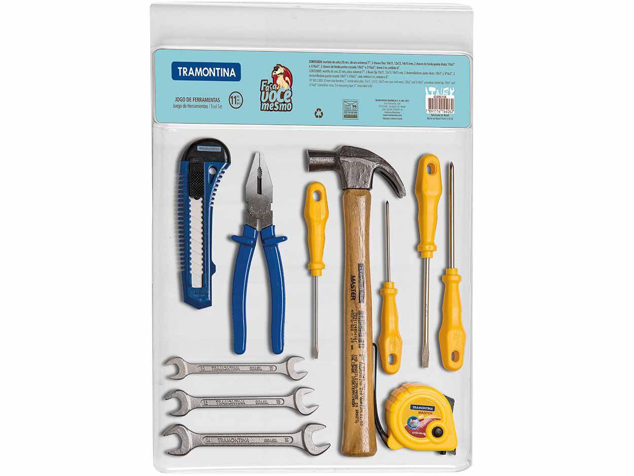 Kit de Ferramentas 11 Peças 43409104 - Tramontina