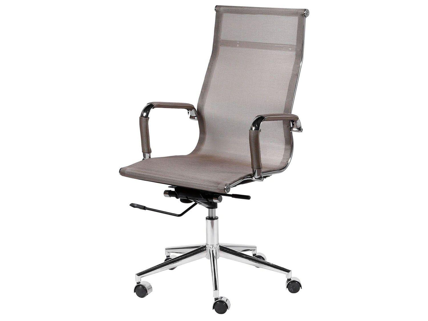 Cadeira Cromado para Escritório Giratória - Ór Design Office Eames Alta
