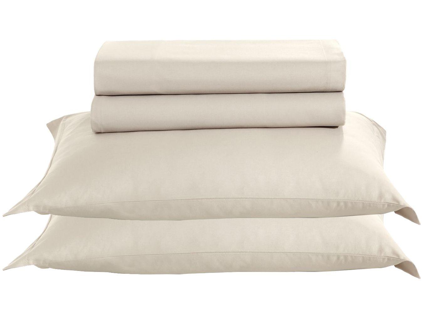 Jogo de Cama / Lençol Queen Size Total Mix - 4 Peças 180 Fios 100% Algodão Santista