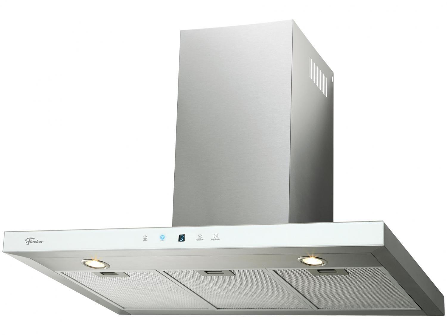Coifa de Parede Fischer 90cm 6 Bocas - 3 Velocidades Infinity
