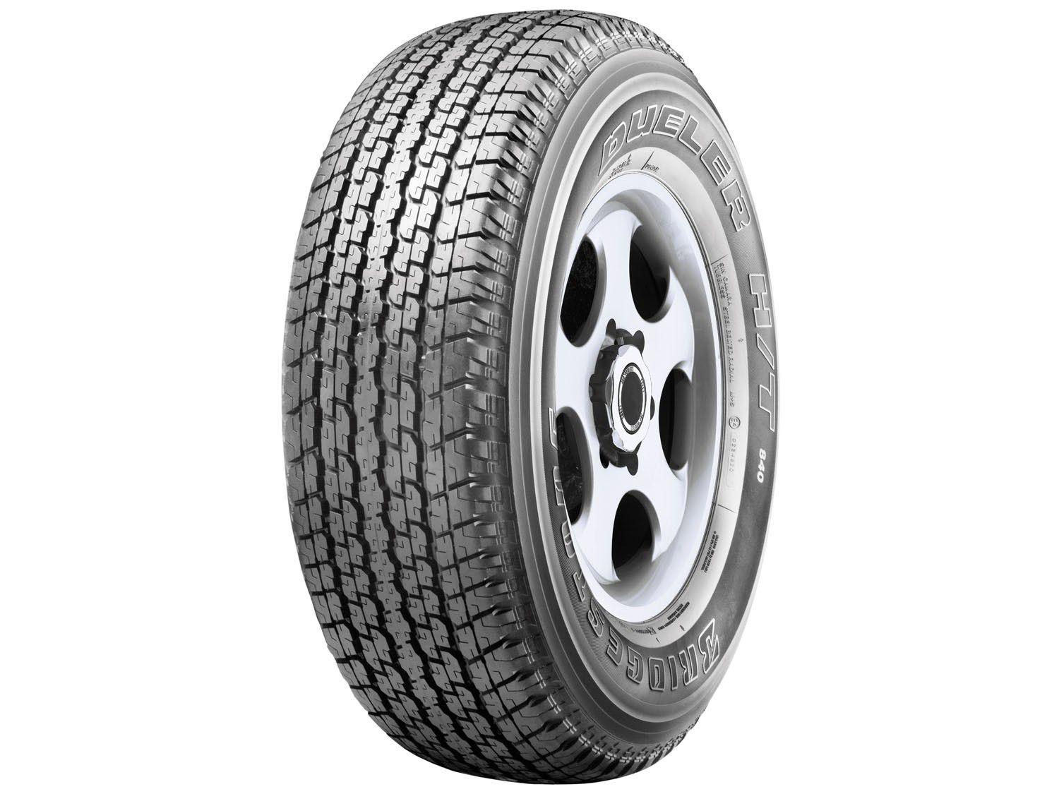 Pneu Aro 16" Bridgestone 255/70R16 Dueler H/T 840 - Caminhonete e SUV Light Truck/Van e Utilitários