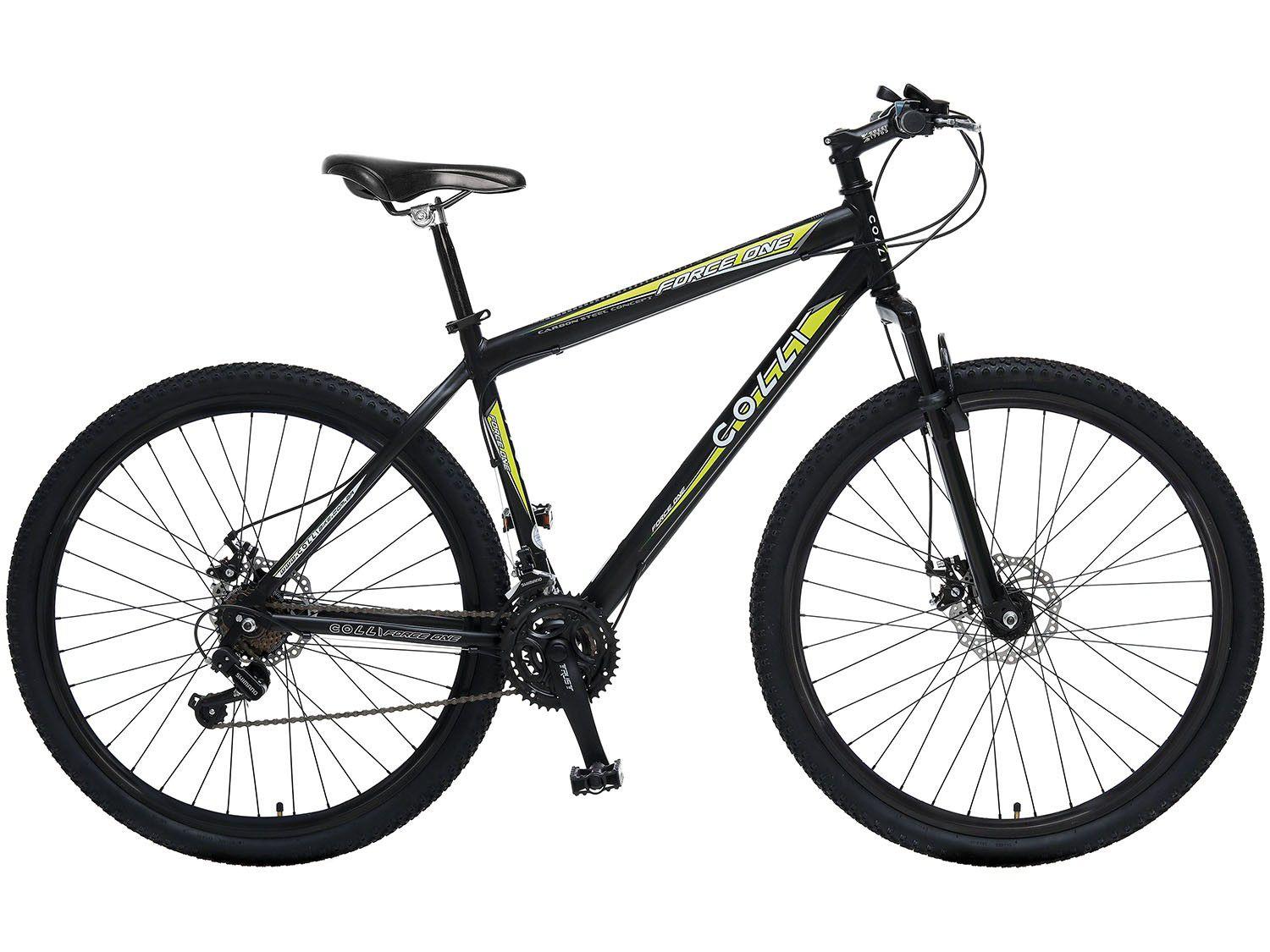 Bicicleta Aro 29 Mountain Bike Colli Bike - Force One Freio a Disco 21 Marchas Câmbio Shimano