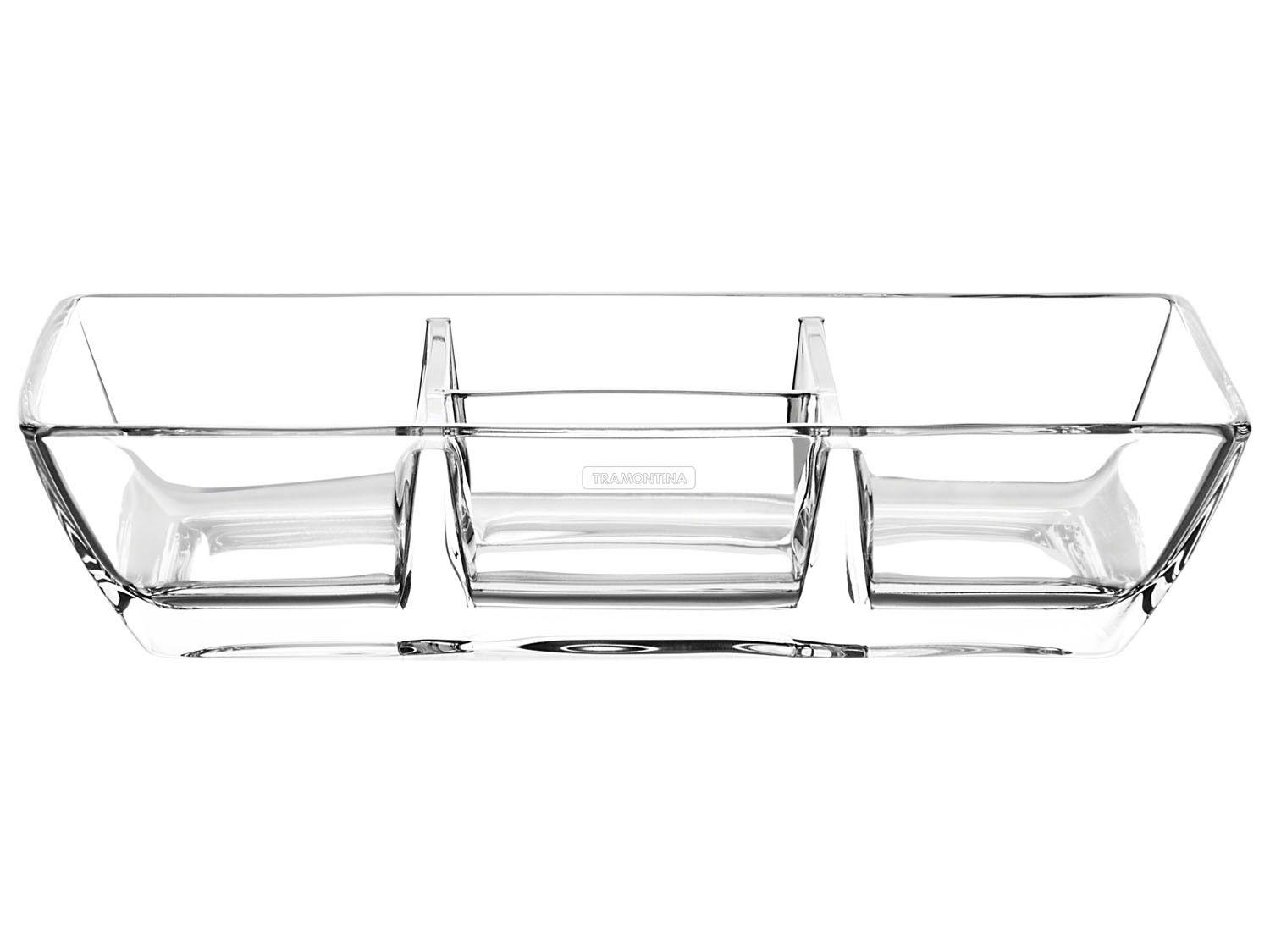 Petisqueira Cristal Retangular Tramontina - Lapidar 64550/030