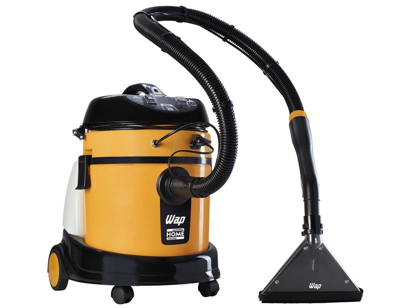 Extratora/Apirador de Pó e Água Wap 1600W - Home Cleaner Laranja e Preto