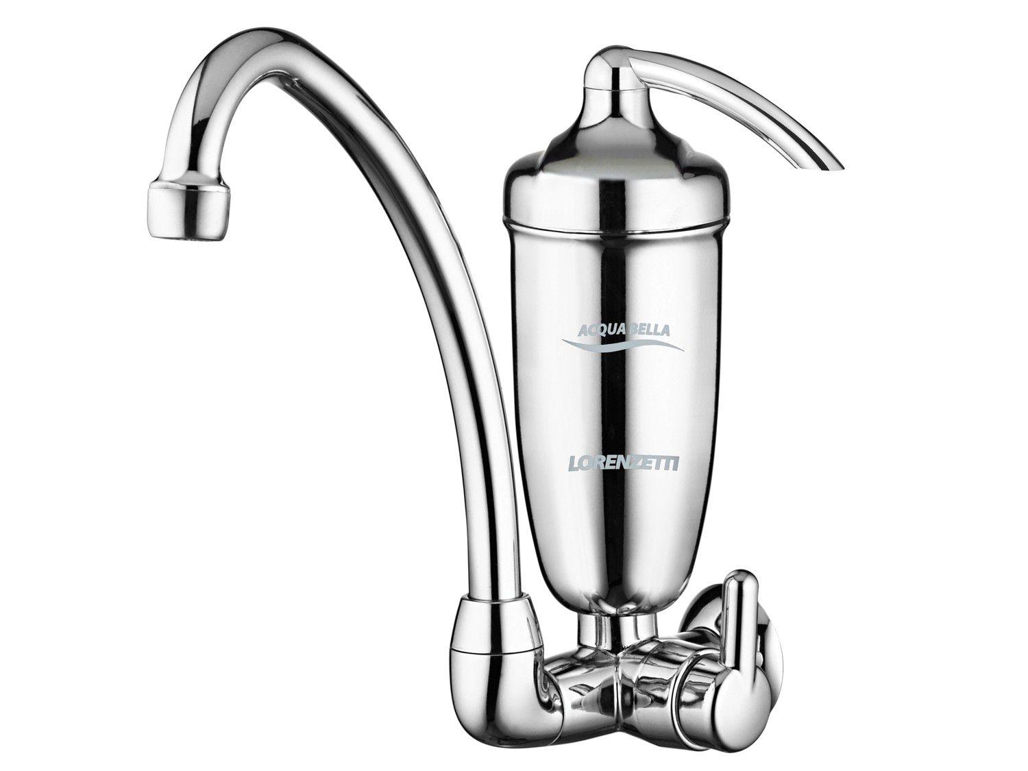 Torneira com Filtro para Cozinha Lorenzetti - de Parede Acqua Bella Cromada