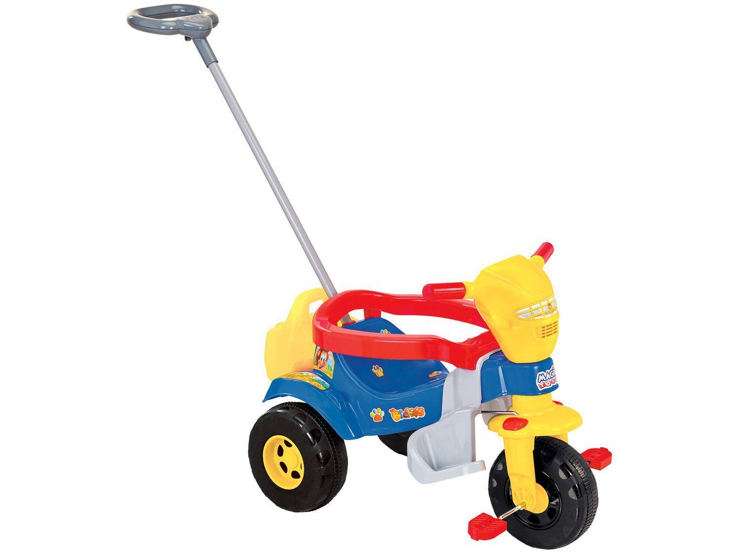 Triciclo Infantil Magic Toys Bichos - Haste Removível