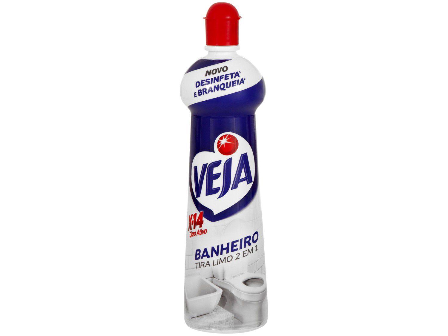 Desengordurante Veja X14 2 em 1 Tira Limo - Cloro Ativo 500ml