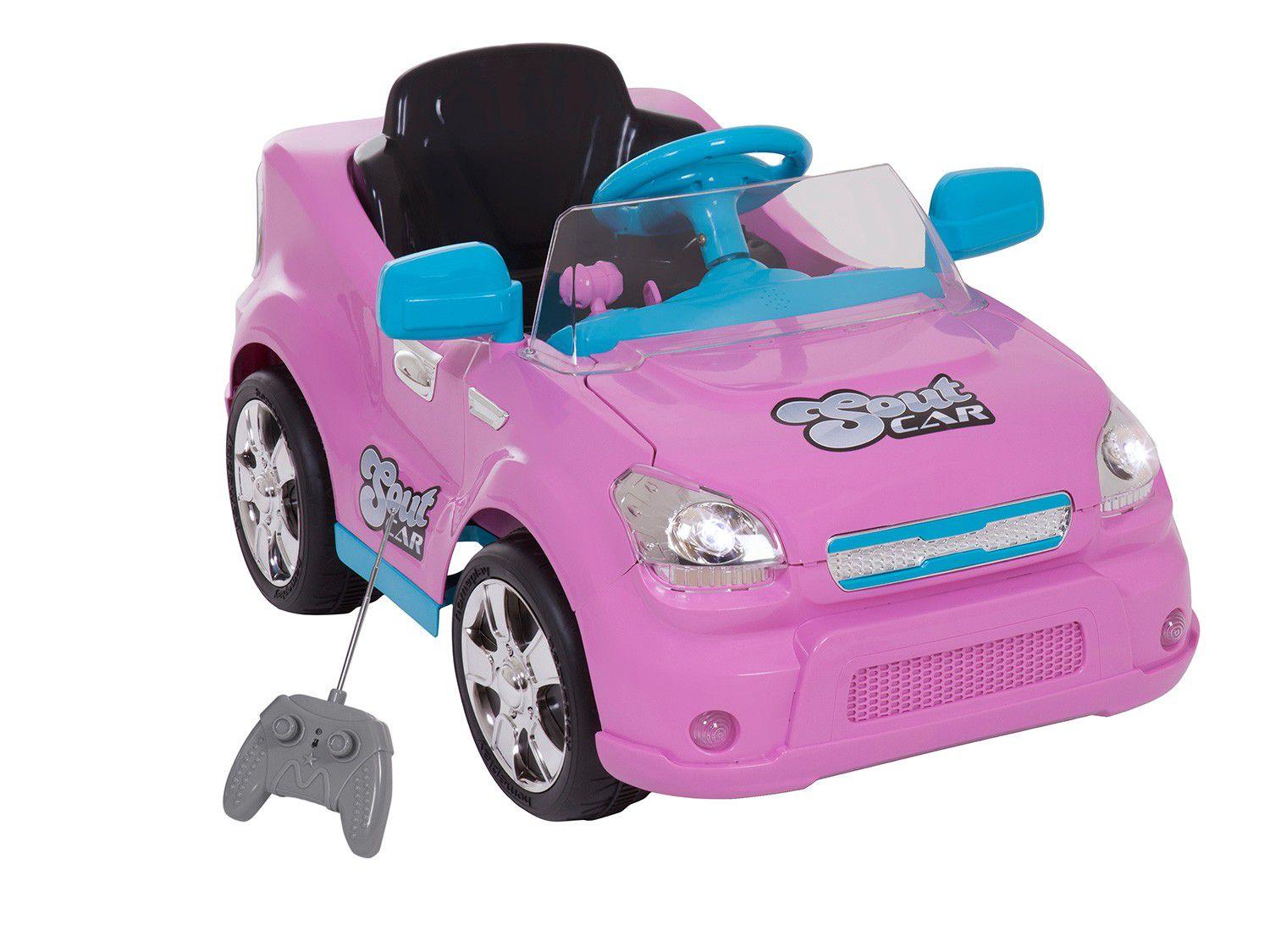 Carro Elétrico Infantil Soutcar - com Controle Remoto Emite Sons 6V Xplast