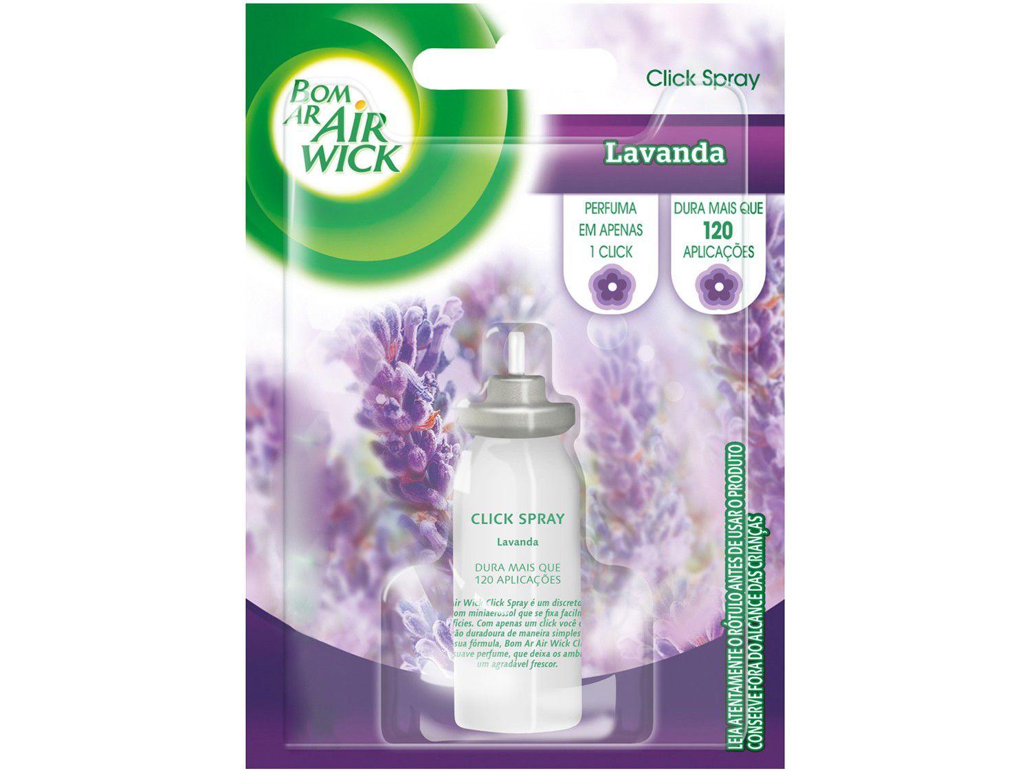 Bom Ar Air Wick Click Spray Aerossol Refil - Lavanda 12ml
