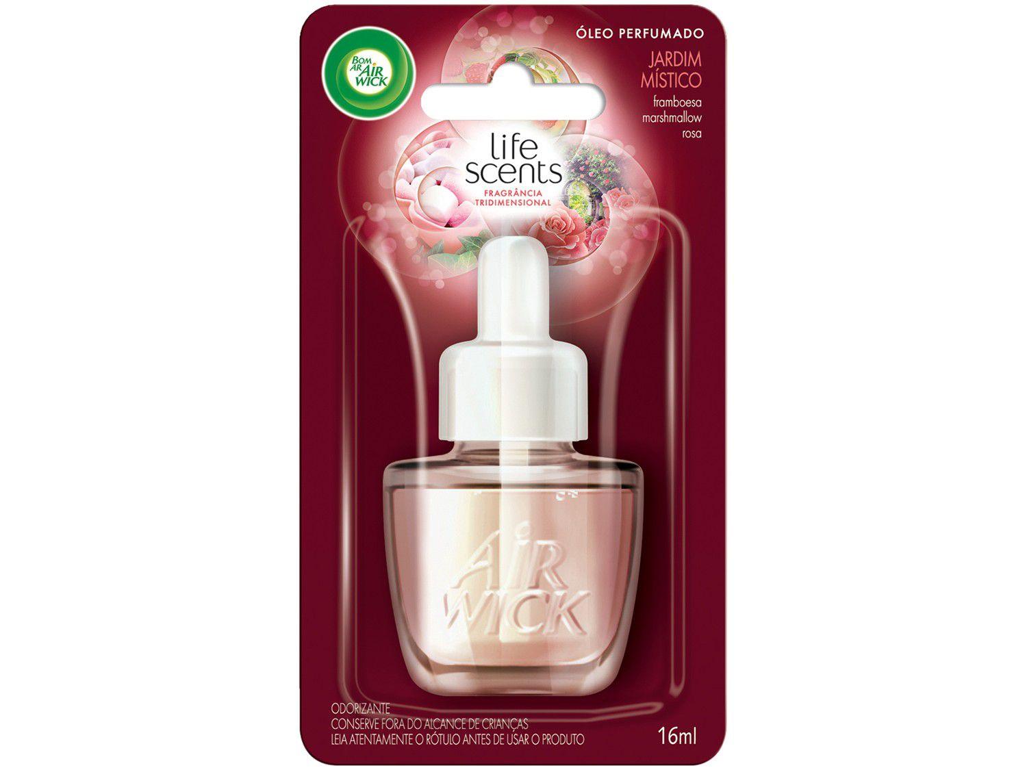 Bom Ar Air Wick Life Scents Óleo Perfumado - Refil Framboesa Marshmallow e Rosa 16ml