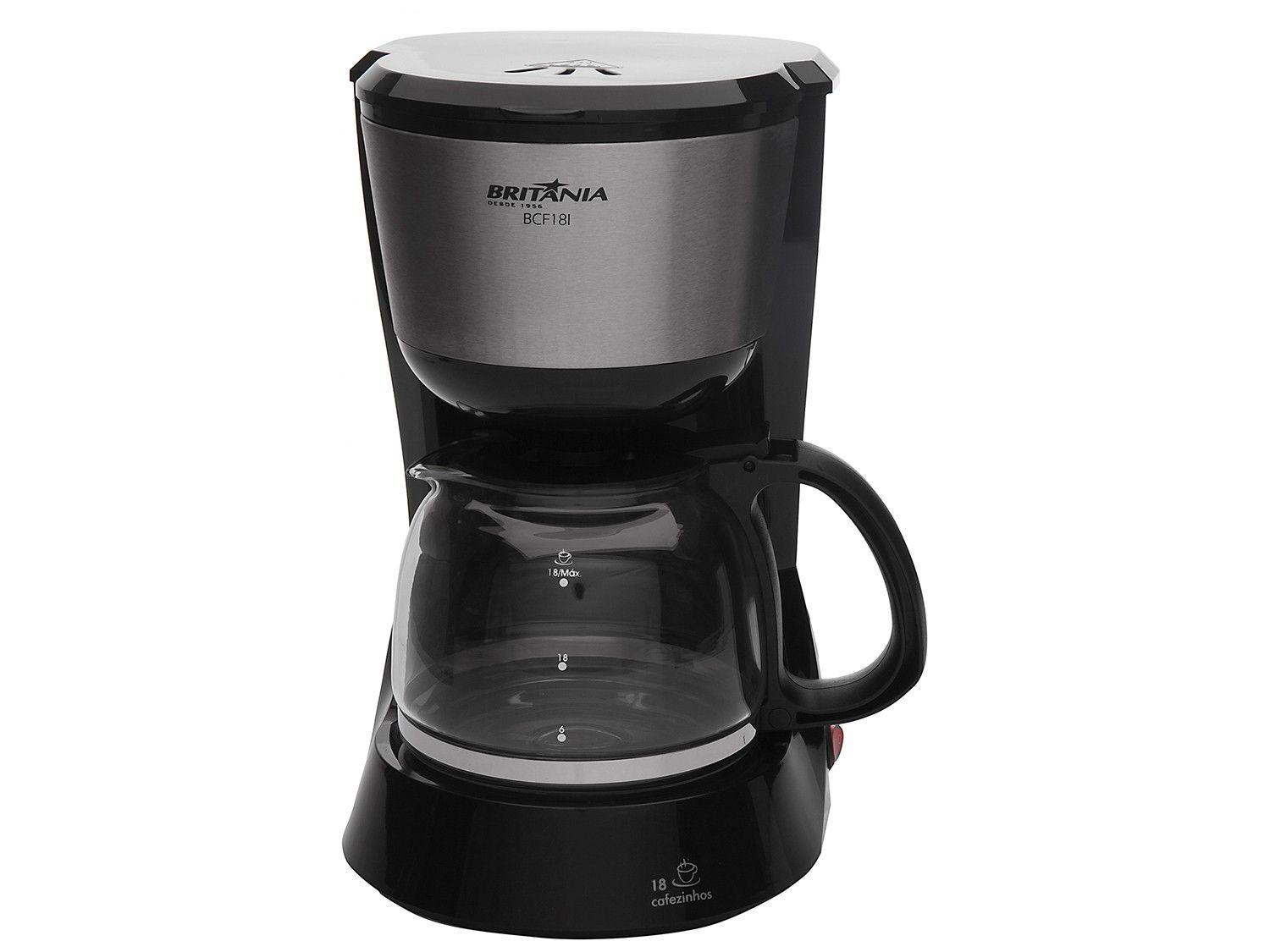 Cafeteira Elétrica Britânia BCF18I 18 Xícaras - Preto