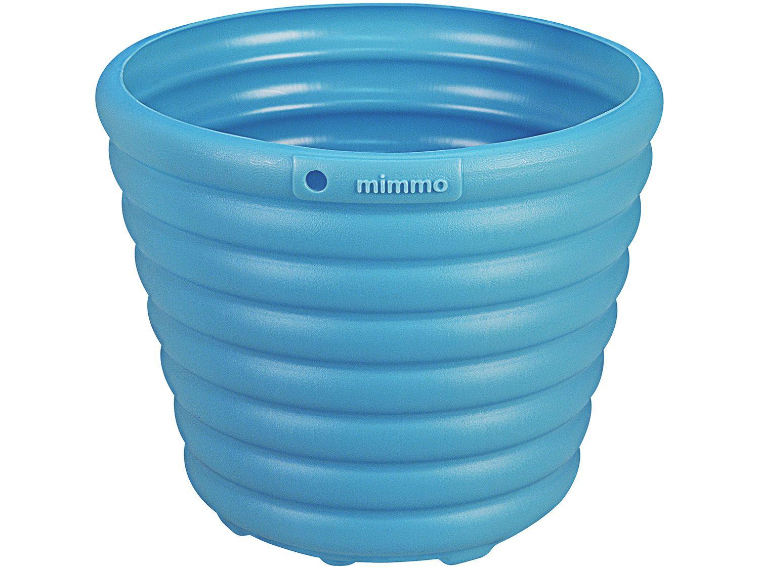 Cachepô/Vaso para Plantas 1,7L 16,2x13,5x16,2cm - Tramontina Sweet Garden Mimmo Azul