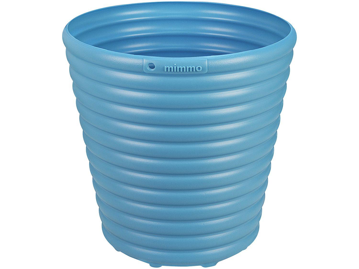 Cachepô/Vaso para Plantas 5,5 22,3x22x22,3cm - Tramontina Sweet Garden Mimmo Azul