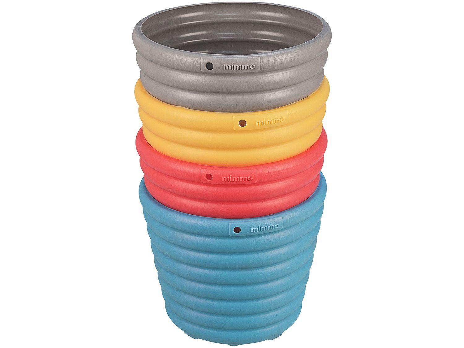 Conjunto Cachepô/Vaso para Plantas 1,7L - 16,2x28,5x16,2cm Tramontina Sweet Garden 4 Peças