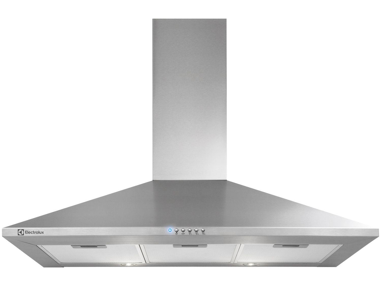 Coifa de Parede Electrolux 90cm 5 Bocas - Inox 3 Velocidades 90CXS