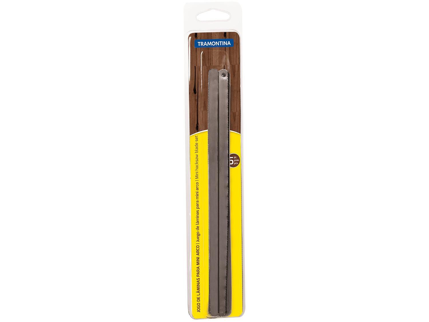 Jogo de Lâminas Mini Arco de Serra 6" 5 Peças - Tramontina 43303905