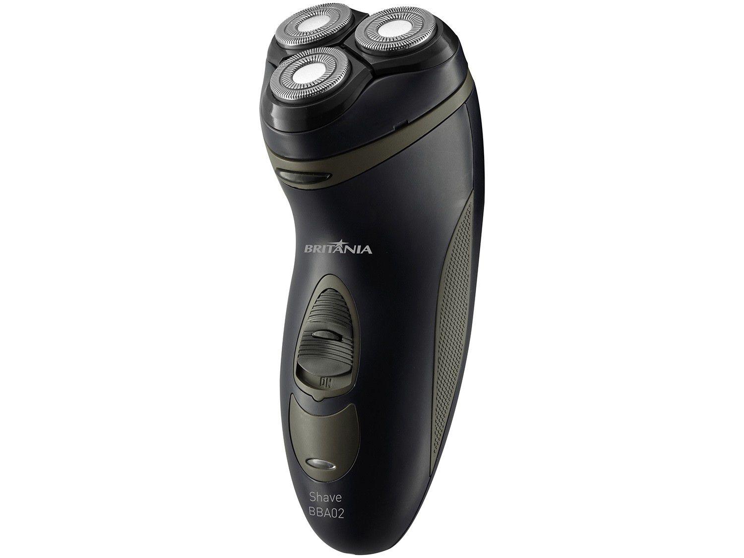 Aparelho de Barbear/Barbeador Elétrico Britânia - Shave BBA02 Seco e Molhado com Acessórios