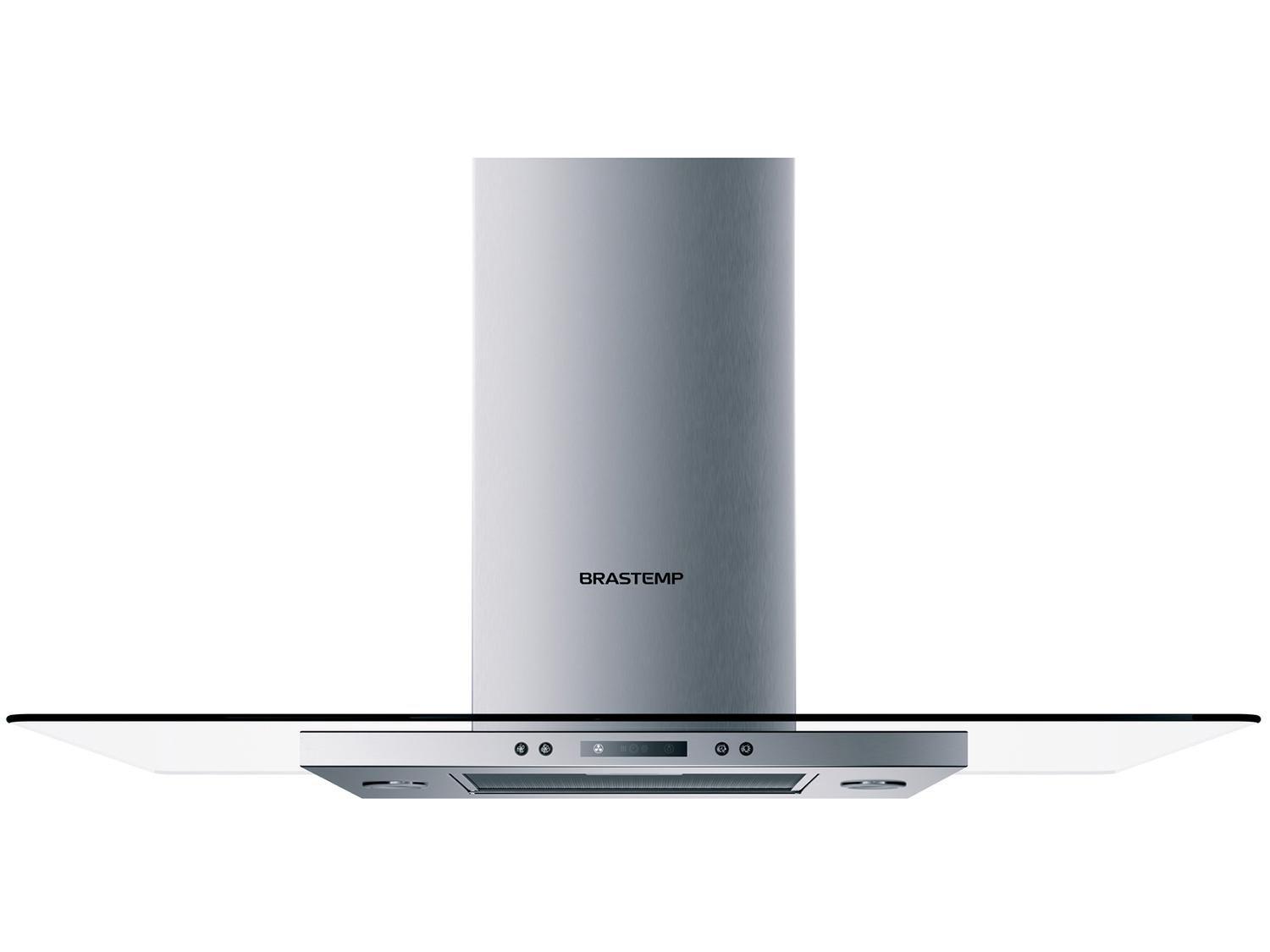 Coifa de Ilha Brastemp 100cm - Vidro Plano 3 Velocidades BAV10AR