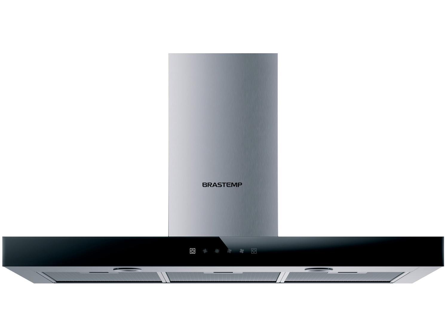 Coifa de Parede Brastemp 90cm 3 Velocidades - BAE90 AR