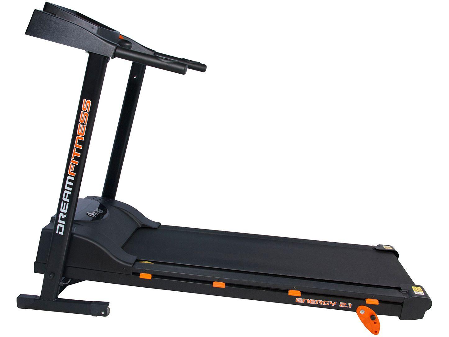 Esteira Eletrônica Dream Fitness Energy 2.1 - Dobrável com Inclinação Elétrica Vel Máxima 13km/h