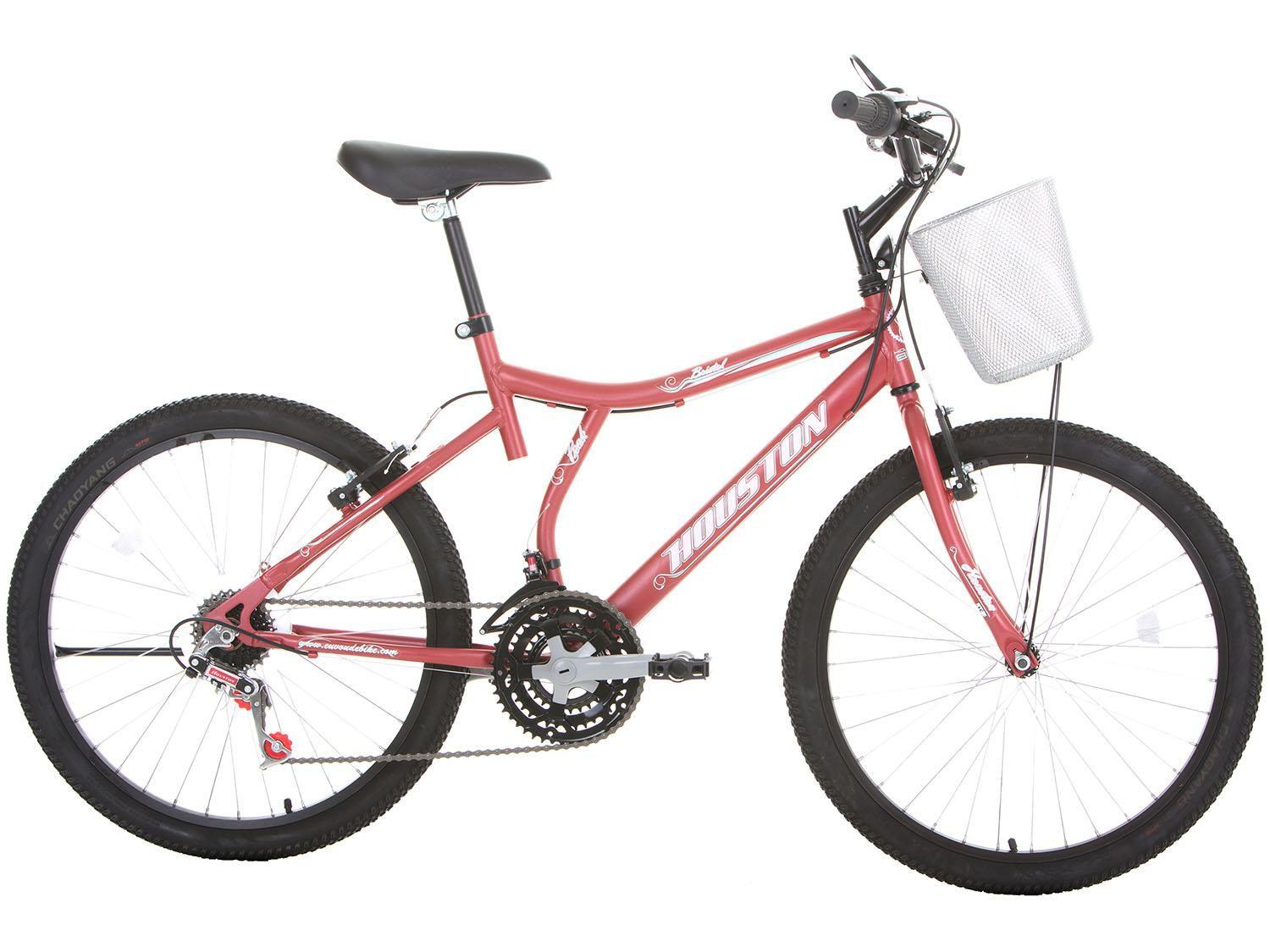 Bicicleta Houston Bristol Peak Aro 24 - 21 Marchas Freio V-Brake