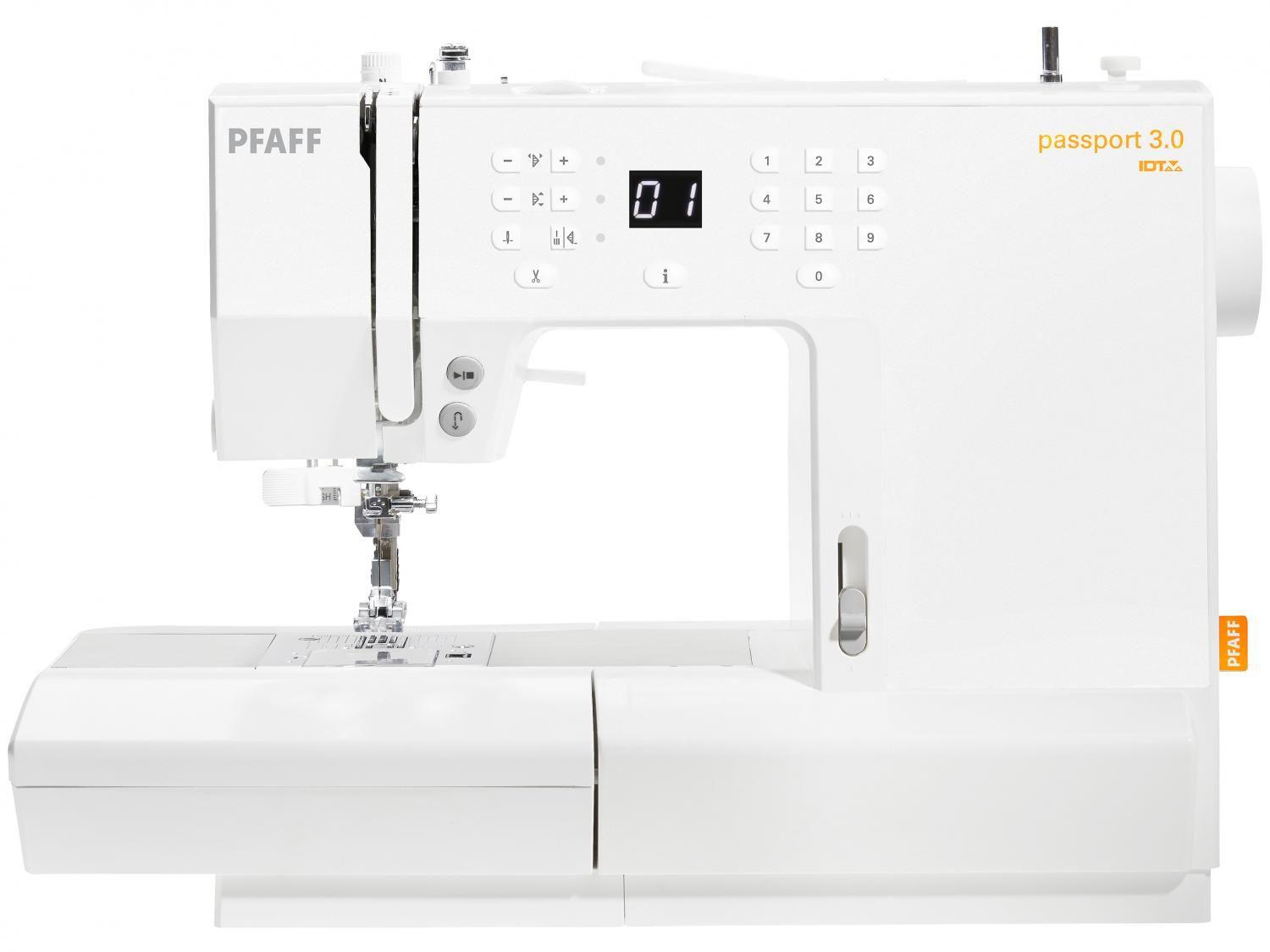 Máquina de Costura Pfaff Passport 3.0 Eletrônica - 100 Pontos