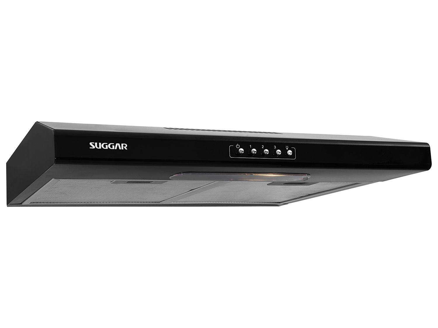 Depurador de Ar Suggar 60cm 4 Bocas Slim DI61PT - 3 Velocidades