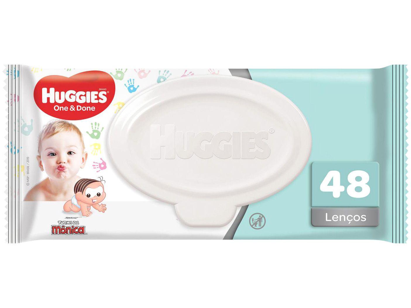 Lenços Umedecidos Huggies One & Done - 48 Unidades