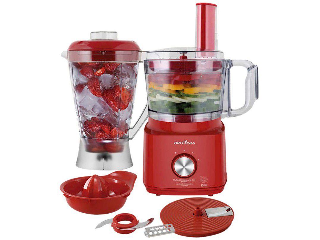 Multiprocessador Britânia All In One BMP900 - 2 Velocidades + Pulsar 900W