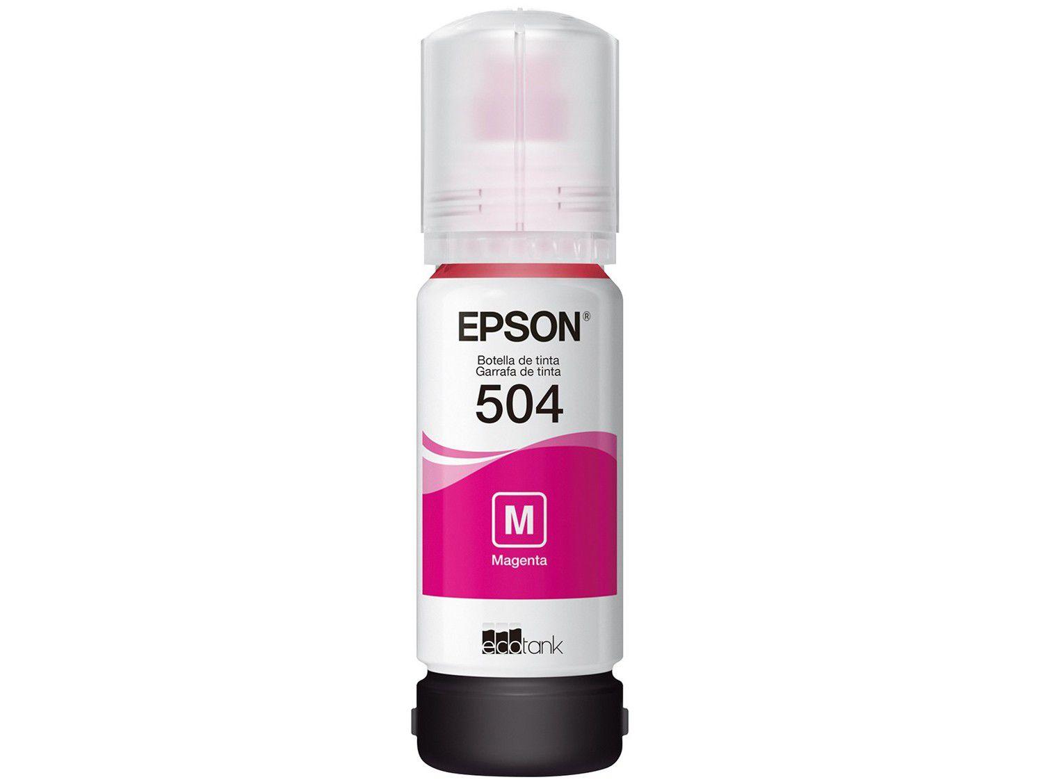 Garrafa de Tinta Epson T504 Magenta - Original
