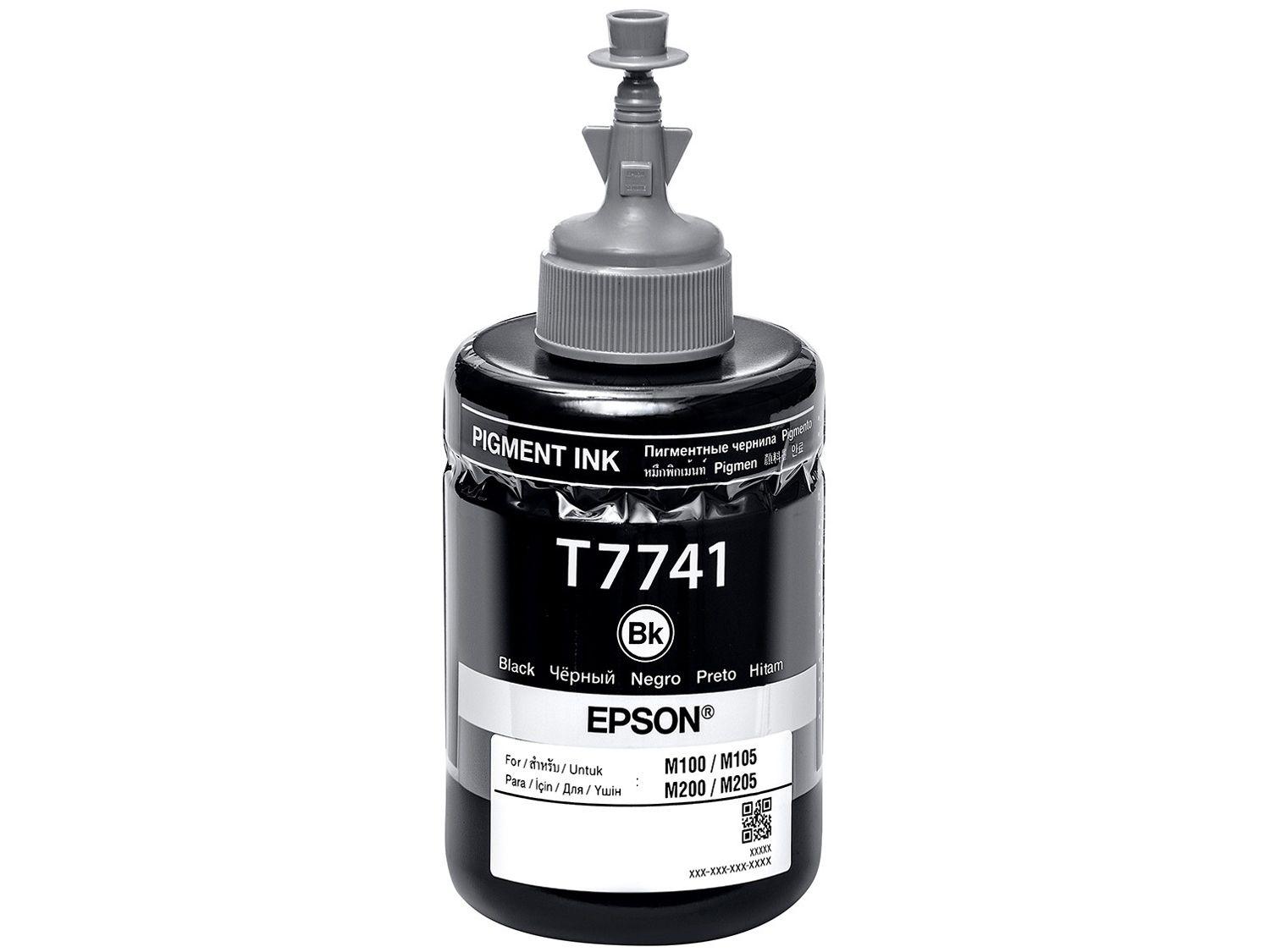 Garrafa de Tinta Epson T774120-AL Preto - Original