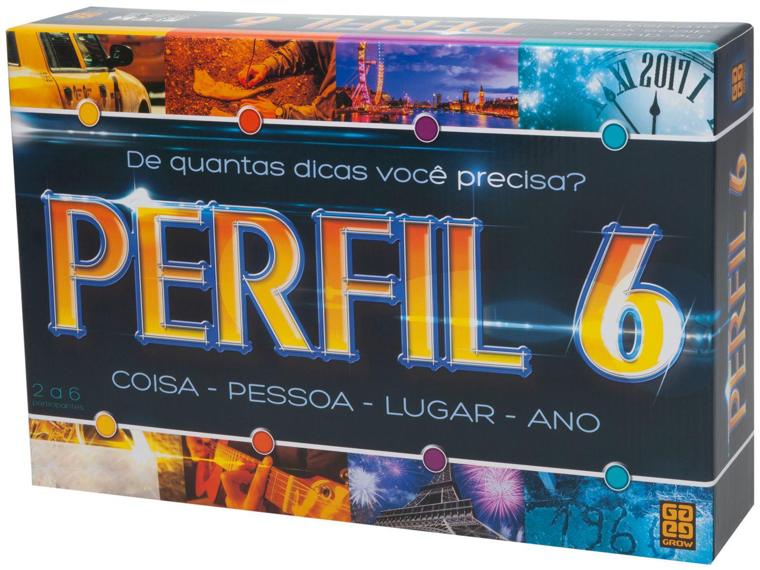 Jogo Perfil 6 Tabuleiro - Grow