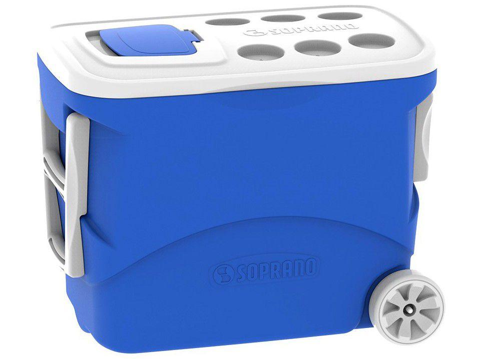 Caixa Térmica Soprano 50L com Rodas Tropical - Azul