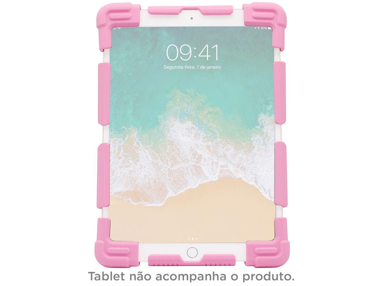 Capa para Tablet Universal 7" até 7,9" Rosa - Kids Geonav
