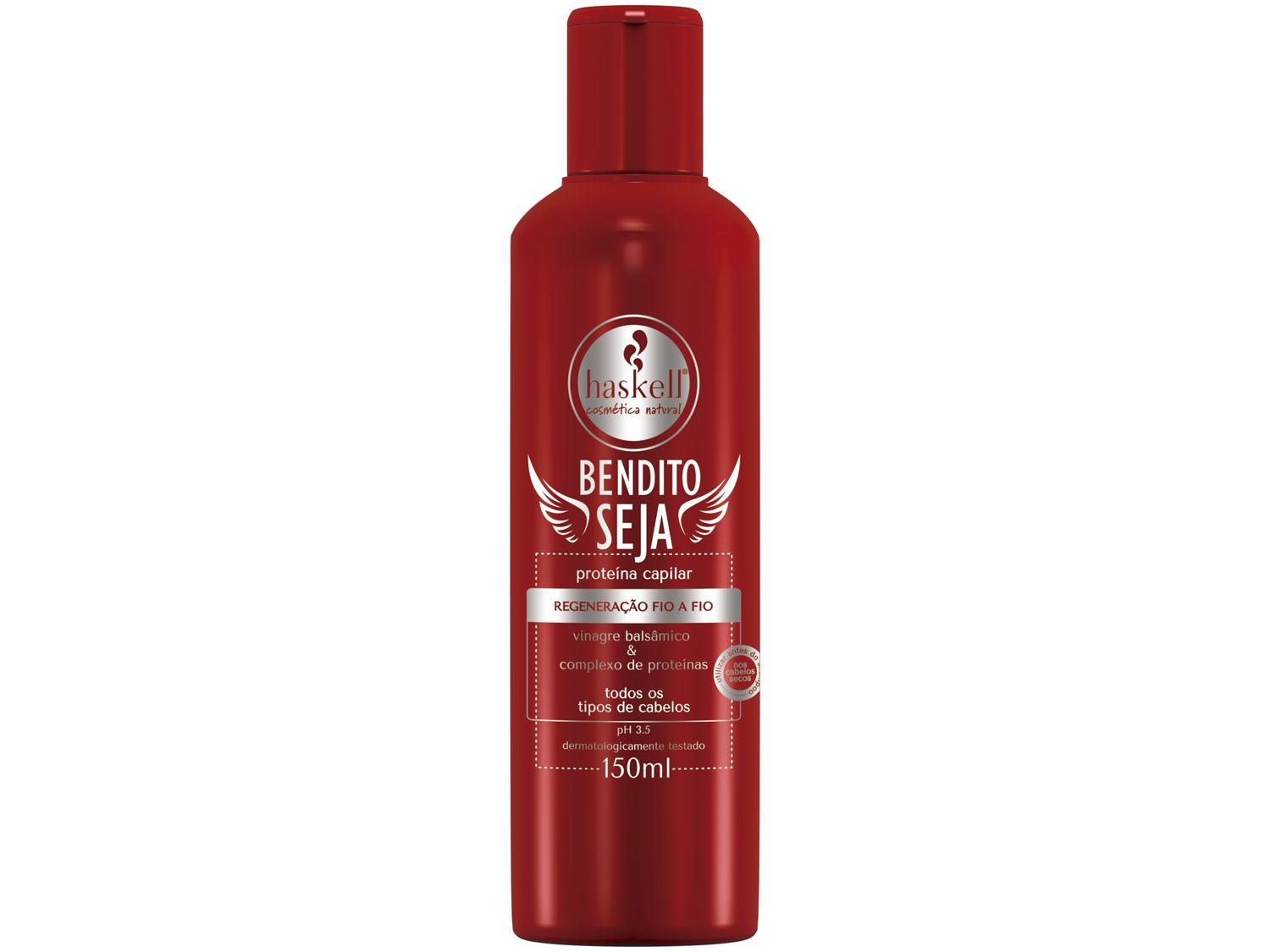 Proteína Capilar Haskell Bendito Seja - Regeneração Fio a Fio 150ml
