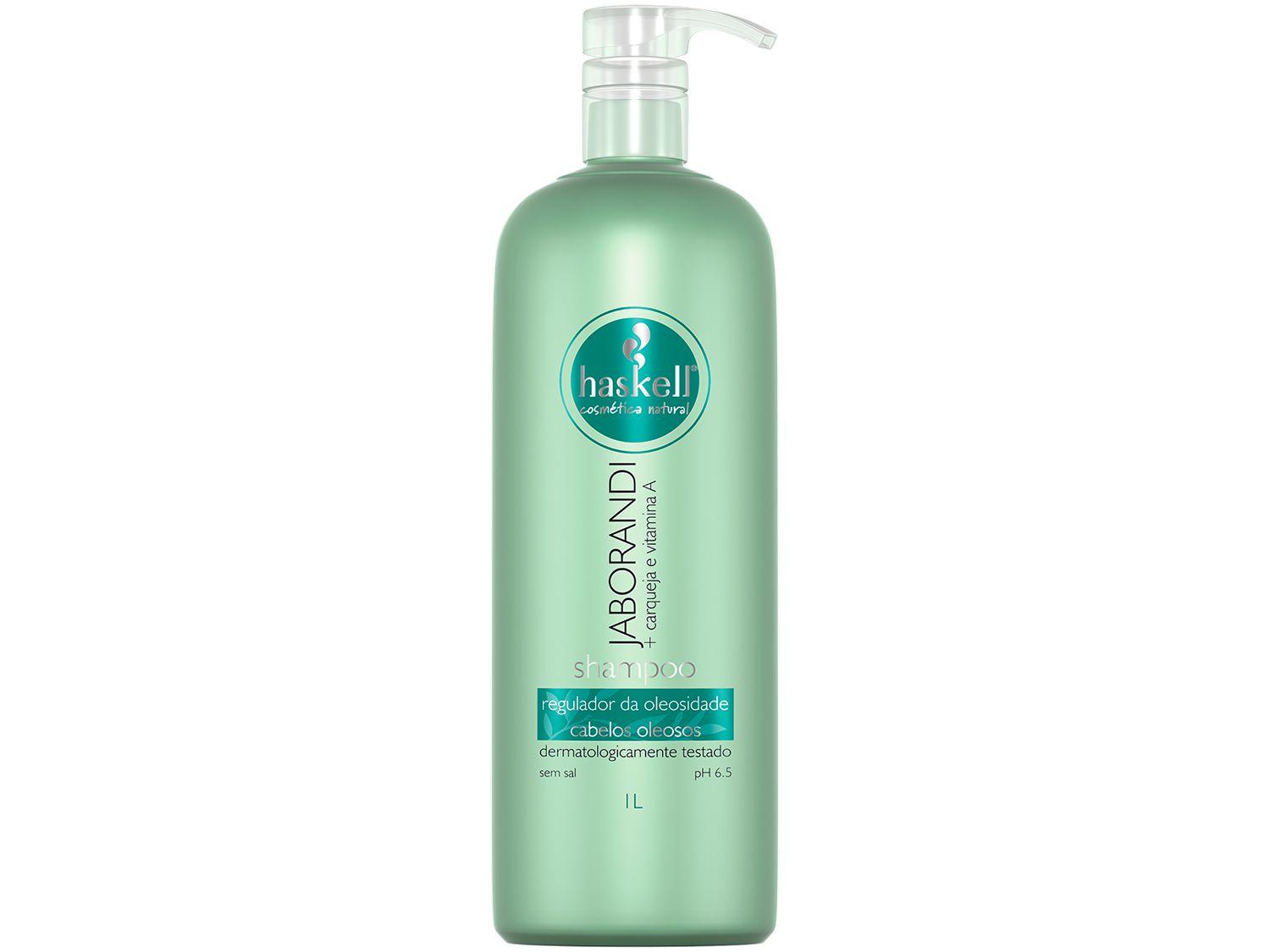 Shampoo Haskell Profissional Jaborandi - Regulador de Oleosidade 1L