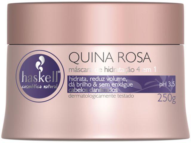 Máscara para Cabelo Haskell Quina Rosa - Hidrata, Reduz Volume, Dá Brilho 250g