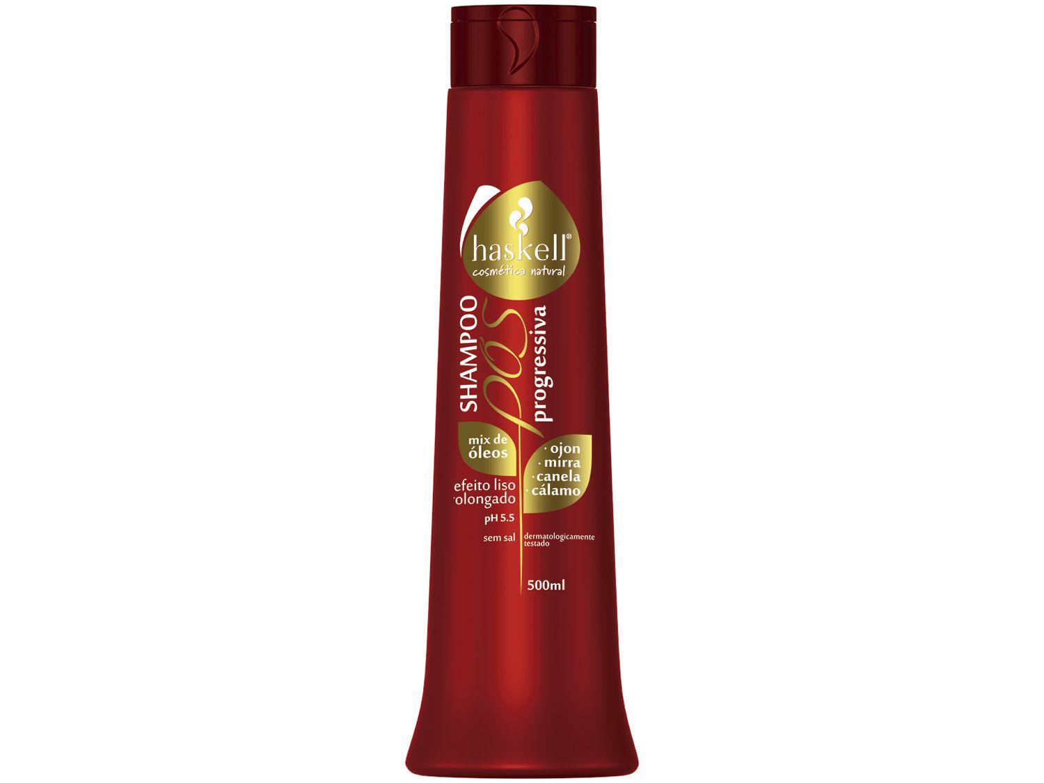 Shampoo Haskell Profissional Pós Progressiva - Efeito Liso Prolongado 500ml