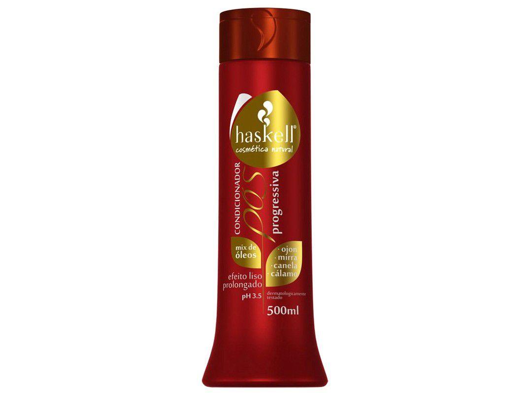 Condicionador Haskell Profissional Pós Progressiva - Efeito Liso Prolongado 500ml
