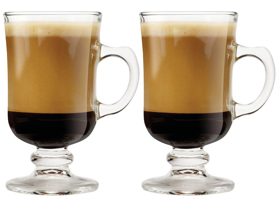 Caneca de Vidro de Café 120ml Crisa México - Mini Bill 2 Peças