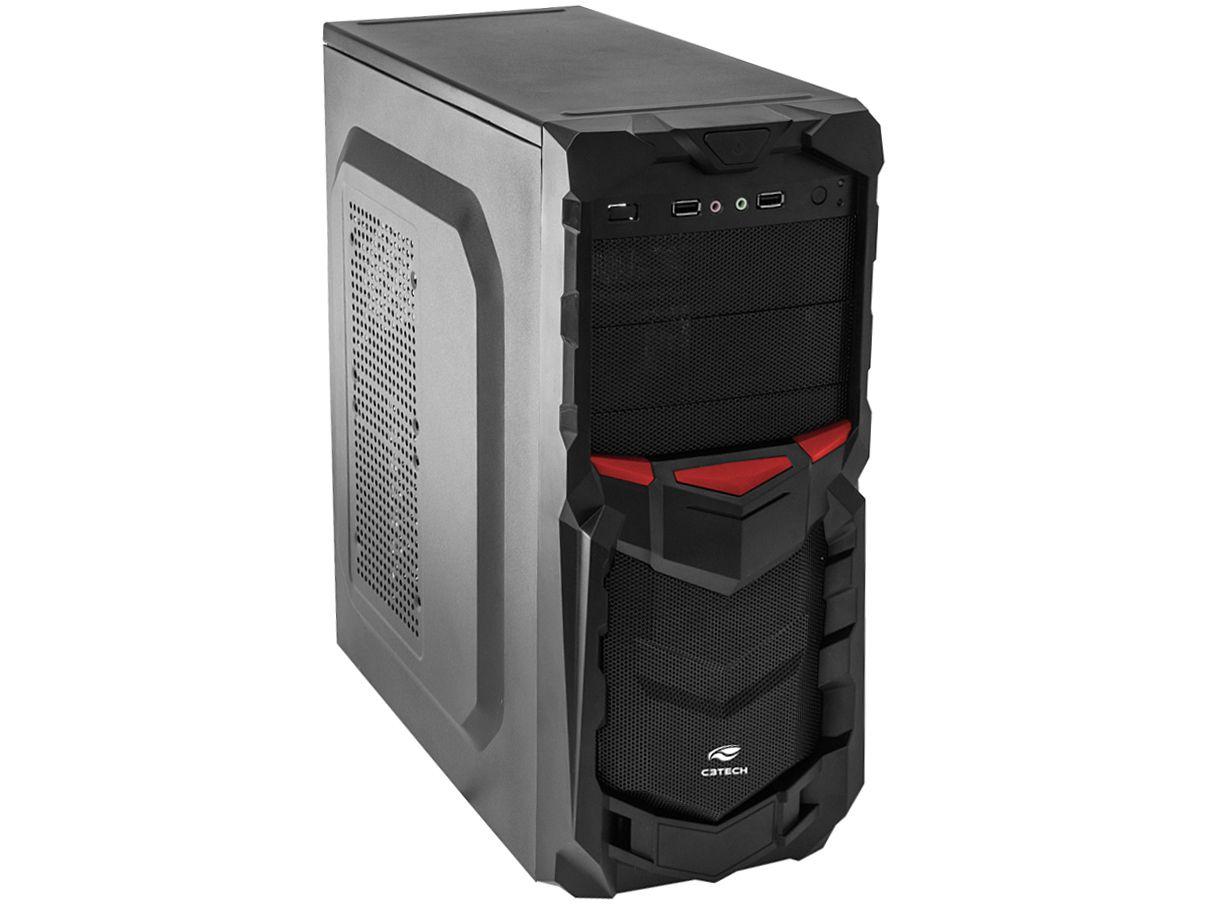 Gabinete para PC MT-G50BK C3TECH Sem Fonte - 6 Baias