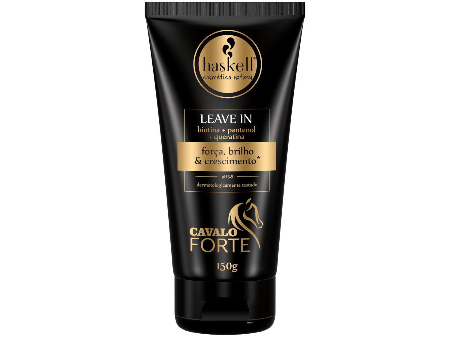 Leave-in Haskell Cavalo Forte - Força Brilho e Crescimento 150g