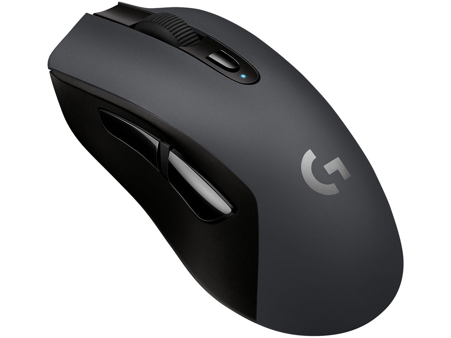 Mouse Gamer Sem Fio Sensor Óptico 12000DPI - Logitech G603 Preto